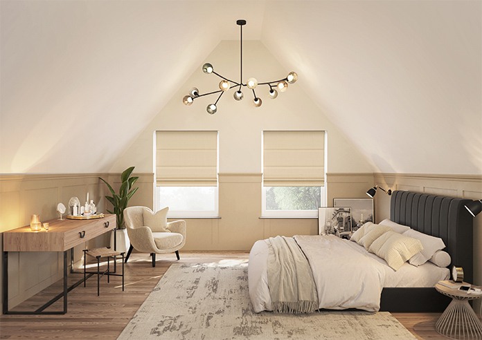 Corrugation, Golden - Twist&Fit Roman Blind - Image 8